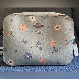 Coach 🩵 Light Blue Floral 🌼 Camera Bag ✨ Purse